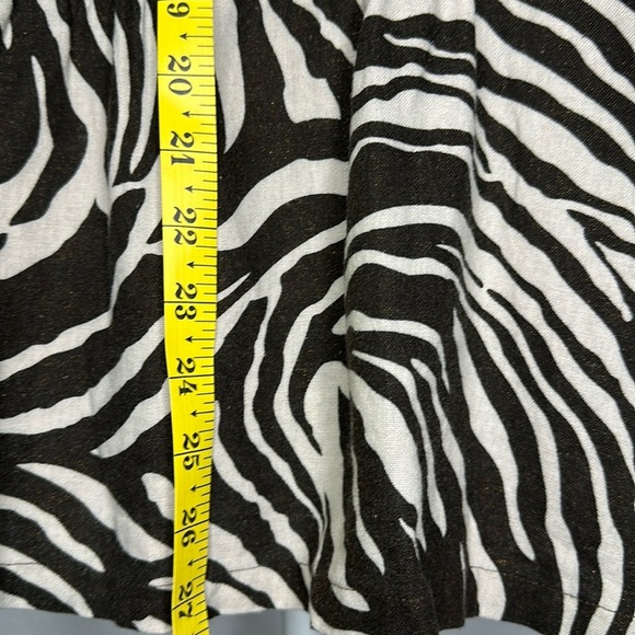 Chico’s Zebra Print Linen Blend Jacket 2 Large - Picture 11 of 11